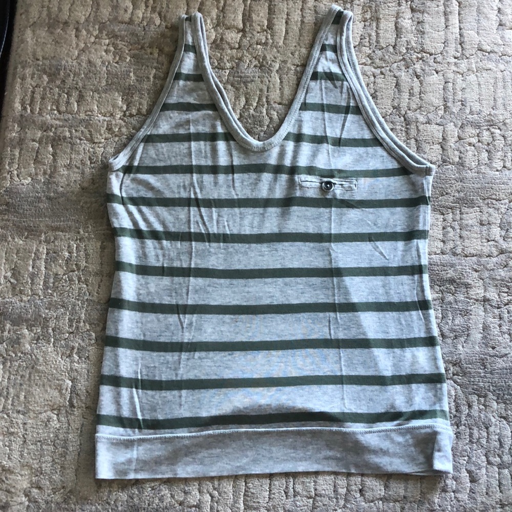 T By Alexander Wang Striped Tank Top